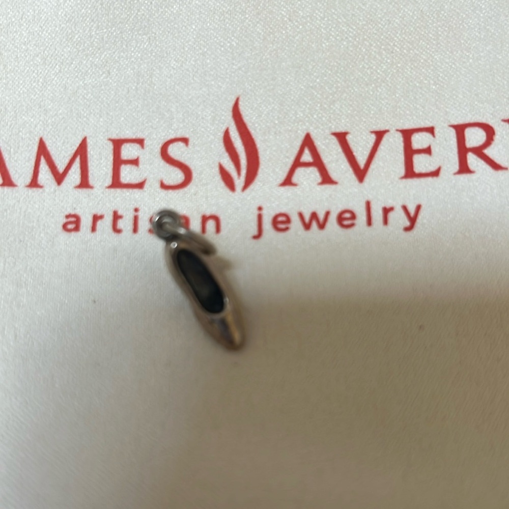 RETIRED James Avery High Heel Charm, Sterling Silver